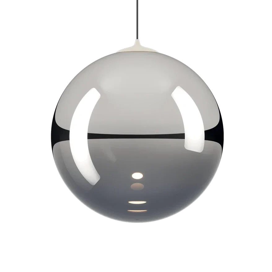 Random Solo Pendant, Chrome Glass, LED, Triac Dim, IP20